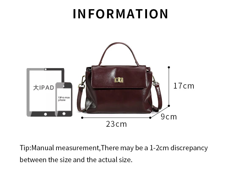 Crossbody Satchel Handbag