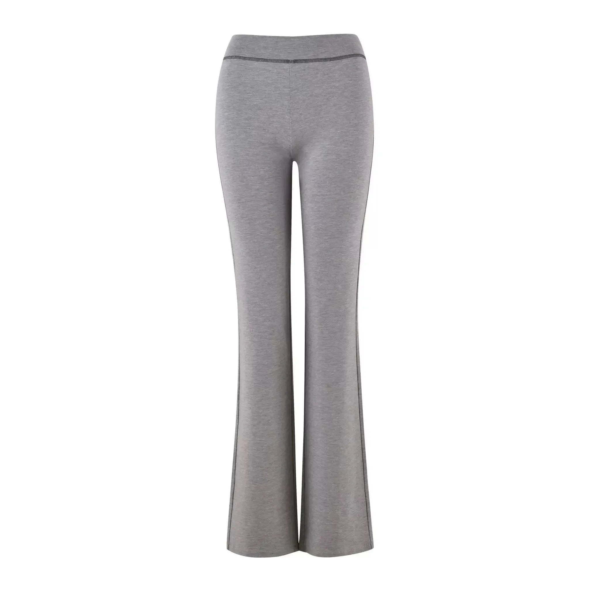 Gia long sleeve high spring top & low waist micro flared pants