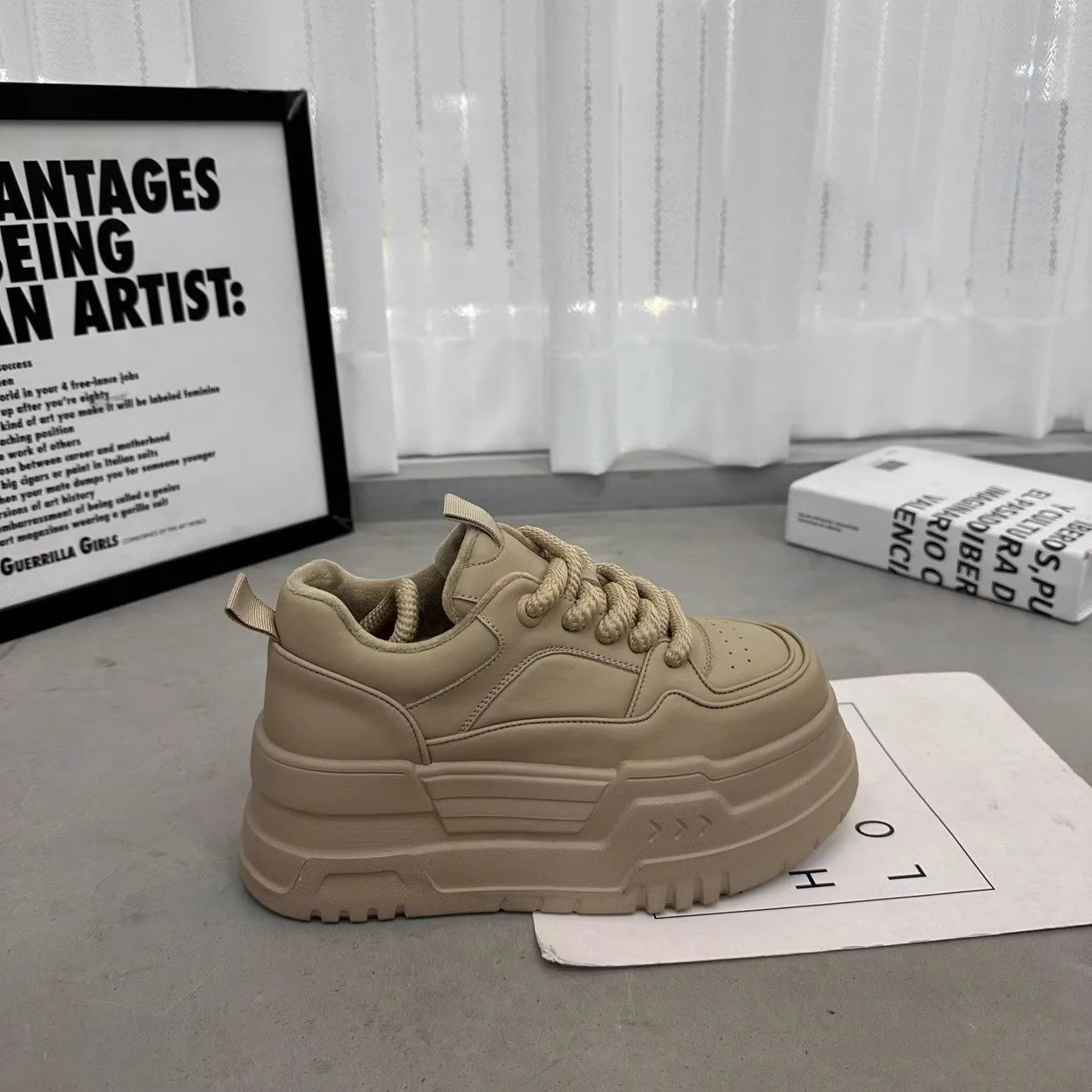 Ladies Chunky  Platform Dad Sneakers