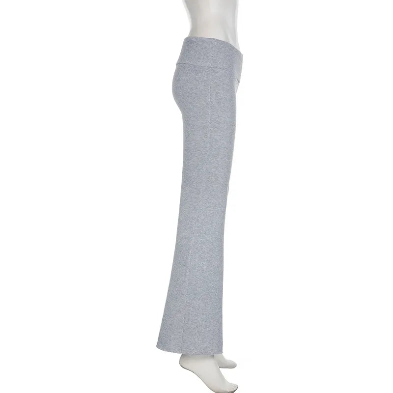 Y2k High waist Flared yoga Pants