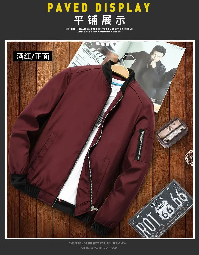 Men's Bomber Lightweight Jacket.
