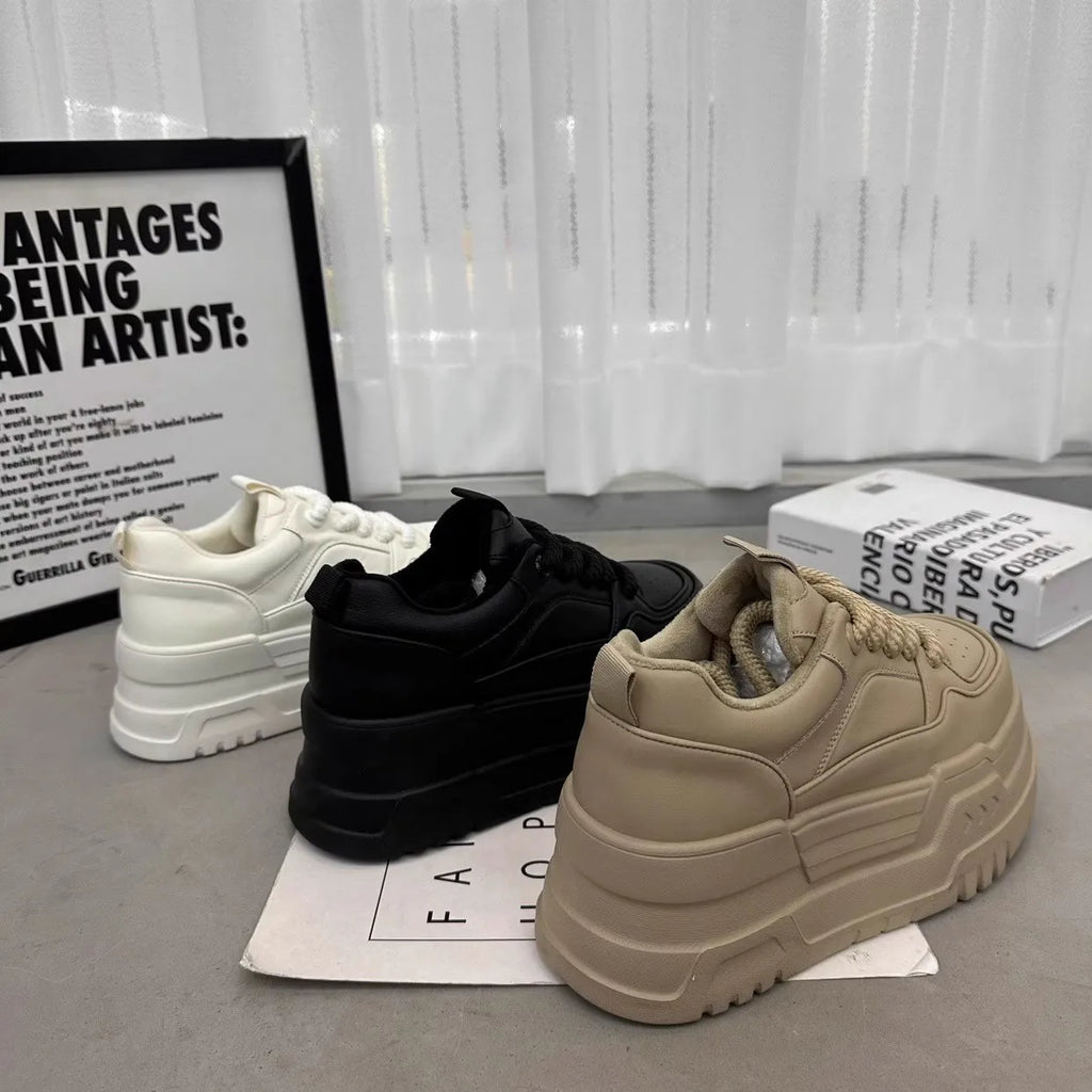Ladies Chunky  Platform Dad Sneakers