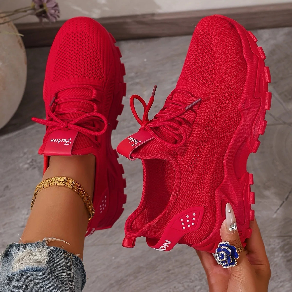 Women's Sneakers single-mesh dad shoes
