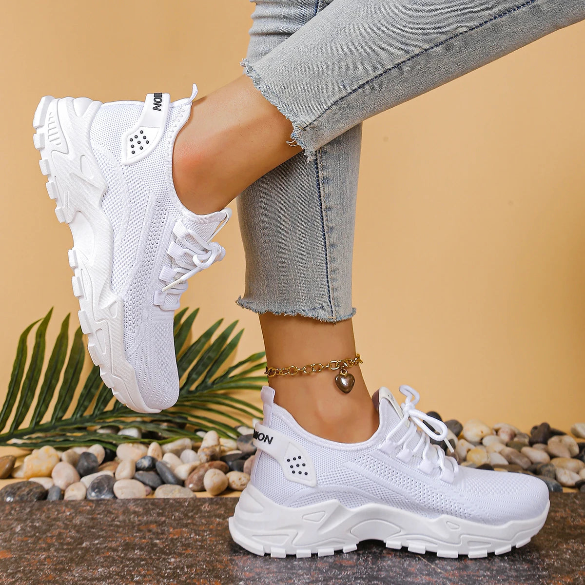 Women's Sneakers single-mesh dad shoes