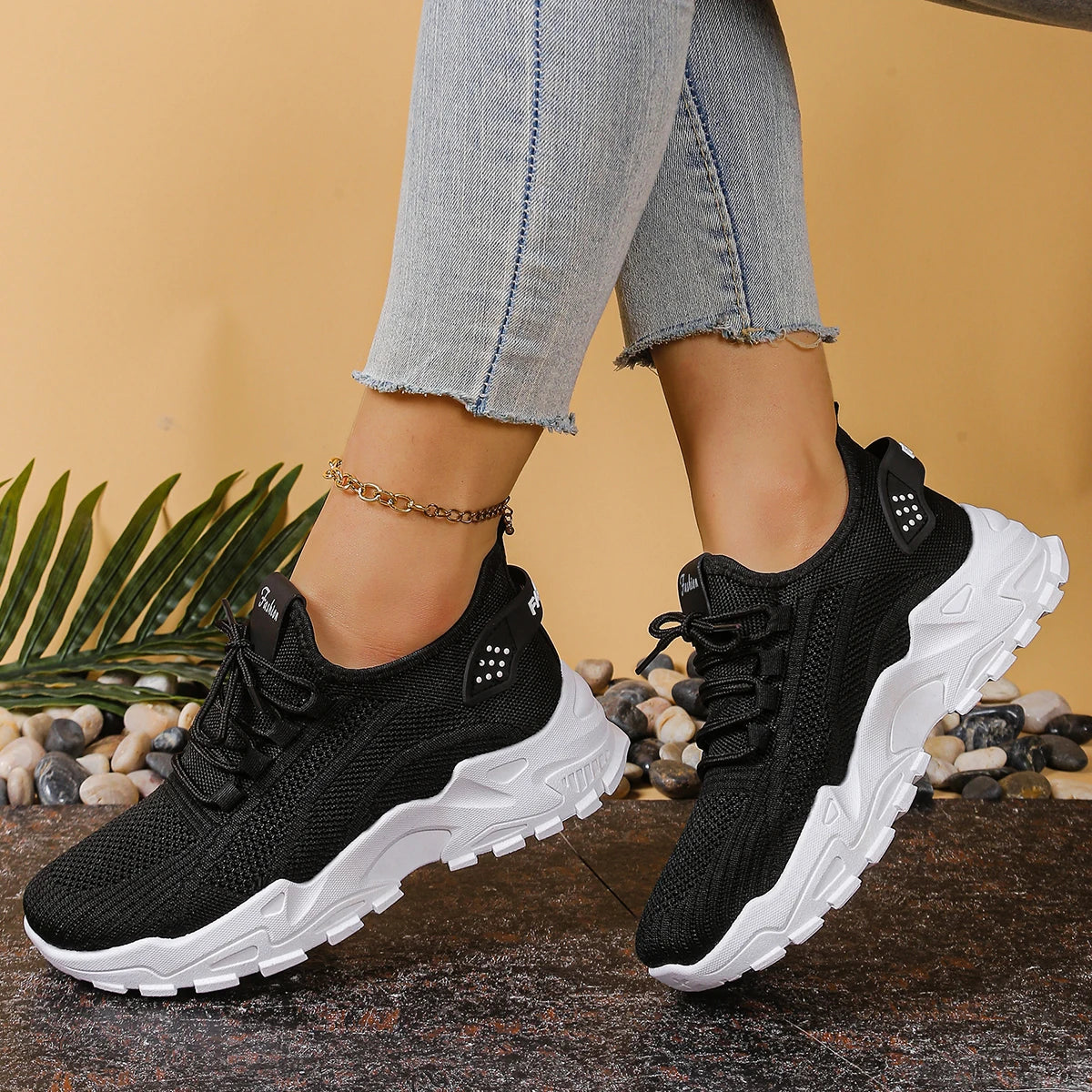 Women's Sneakers single-mesh dad shoes