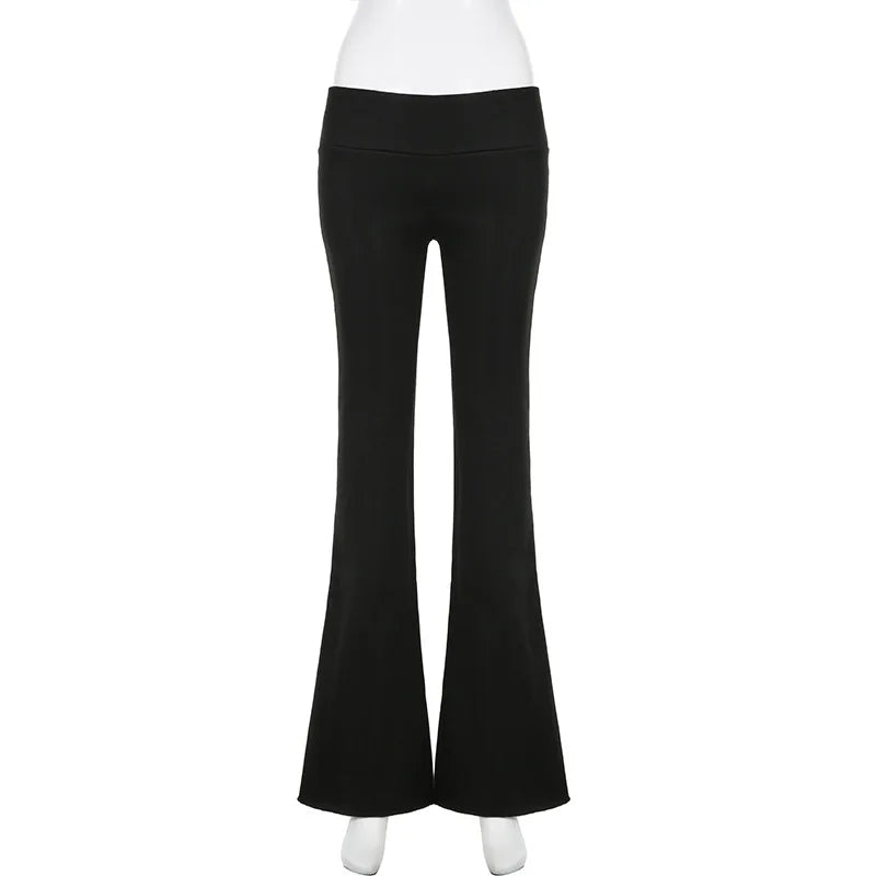 Y2k High waist Flared yoga Pants